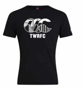 Taffs Well RFC Club Cotton Logo Tee Mens