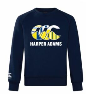 Harper Adams University Logo Sweatshirt Mens Rugby