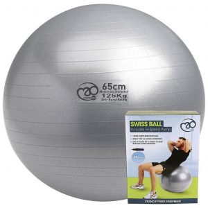 Yoga Mad 125kg Swiss Ball & Pump