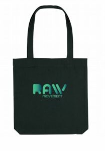 Raw Movement Woven Tote Bag