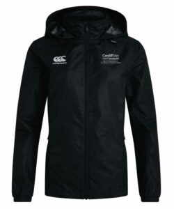 Cardiff Met Staff Club Full Zip Rain Jacket Female