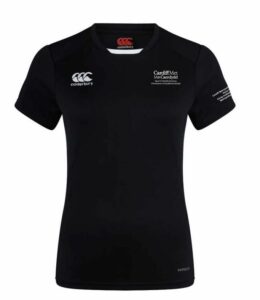 Cardiff Met Injury Clinic Staff Club Dry Tee Womens